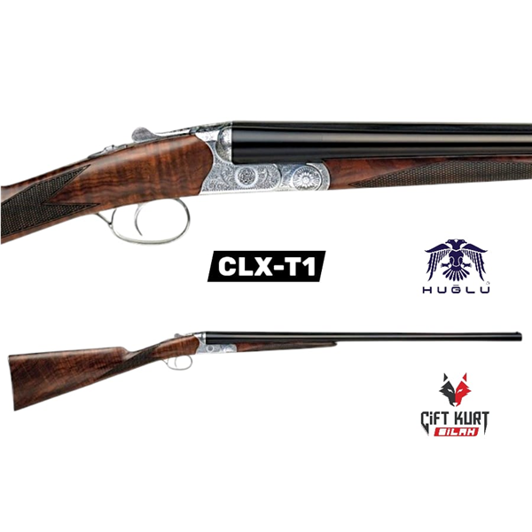 HUĞLU CLX T1 PREMİUM ÇİFTE YİVSİZ AV TÜFEĞİ